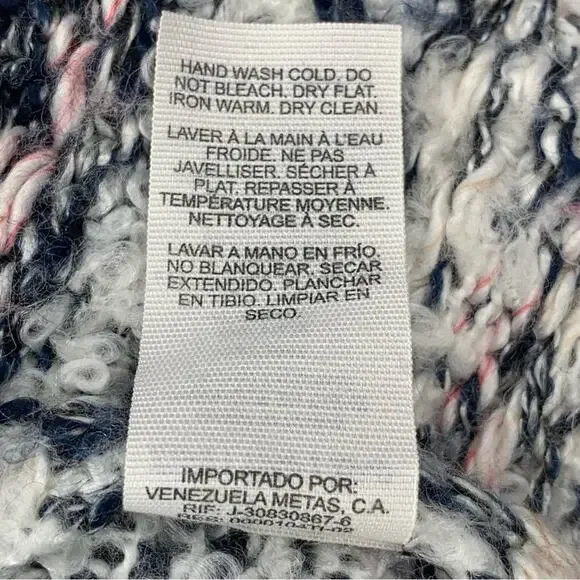 Garage Crewneck Sweater Size XS/S Chunky Knit Geometric Pattern Re… - Picture 10 of 10